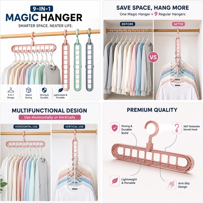 9 in 1 smart hanger