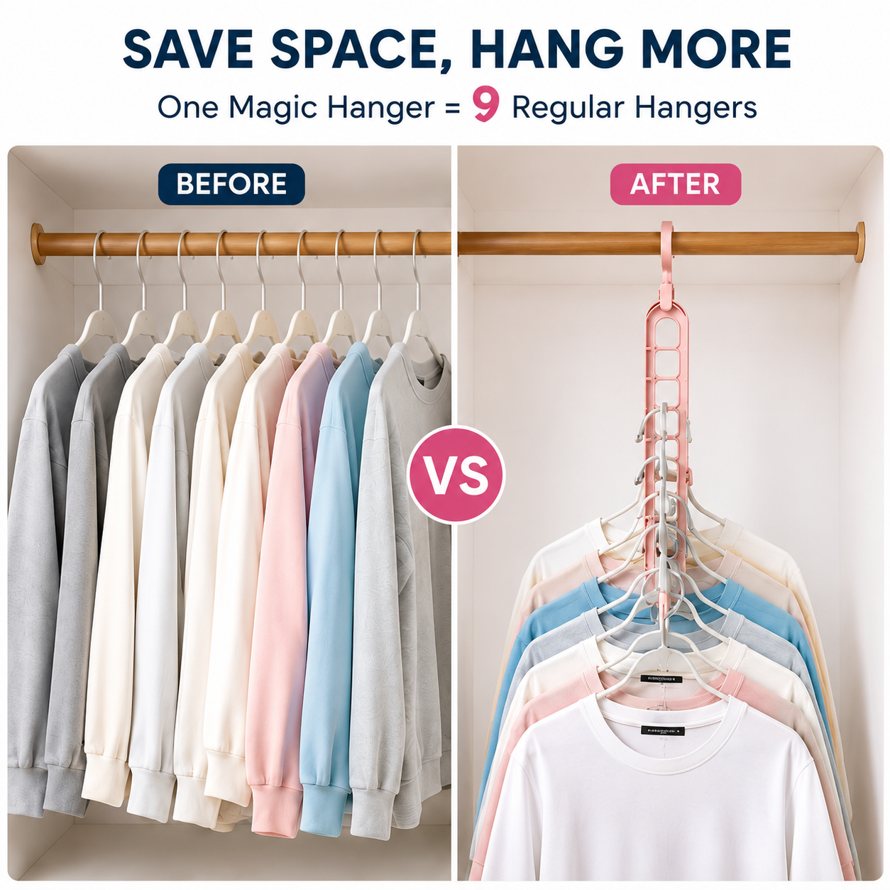9 in 1 smart hanger
