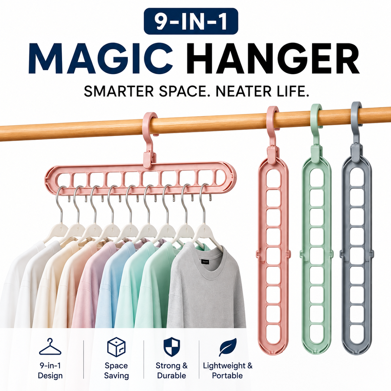 9 in 1 smart hanger